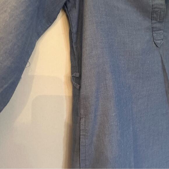 Girls Denim Tunic Sz 4-5T Jean Top Chambray Pullover Top - Picture 5 of 7